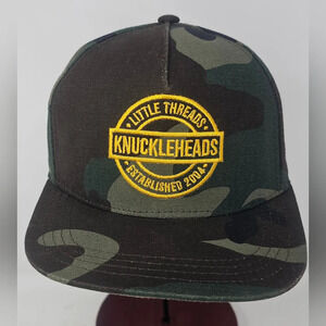 KnuckleHeads Little Threads One Day Camo Toddler Trucker Hat Size Small